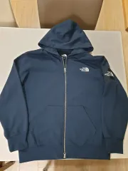 JP THE NORTH FACE(ザノースフェイス) ネイビー フード付き ジップアップパーカー L