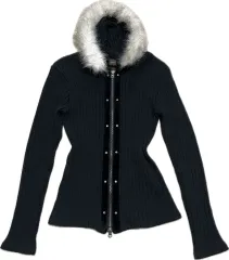 ヴィンテージ y2k ギャル ジップアップパーカー フード付き