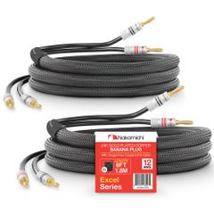 audioquest スピーカーケーブル Q2 3m ペア バナナプラグ 未使用 audioquest スピーカーケーブル Q2 3m ペア バナナプラグ 未使用