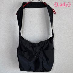 Afternoon Tea ナイロンショルダーバッグ ブラック 軽量 多収納 シンプル