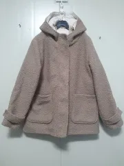 (特別価格) N4552 フェイクファー 人造 ボアフリース フリース コート ムートン