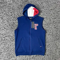 新品 TOMMY Tommy Hilfiger(トミーヒルフィガー) ノースリーブ フード ジップアップ