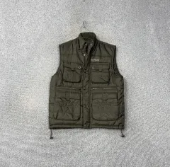 ヴィンテージ ミリタリー ダウンジャケット ベスト ( L ）