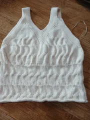 ZARA(ザラ) ニット ケーブル ベスト m