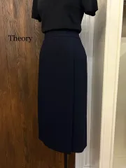 Theory(セオリー) ルクス 正規品 ネイビー ラップスカート