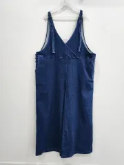 4XL 新規:サスペンダー デニムパンツ