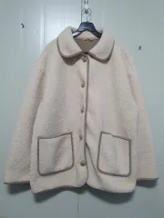 N4588 フェイクファー 人造 ボアフリース ムートン コート ボア フリース