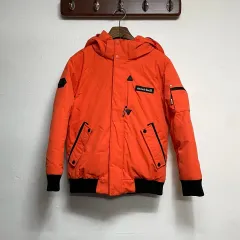 mont-bell(モンベル) (キッズ) オレンジ ダックダウン ショート ダウン