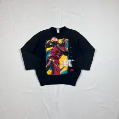 90s Nike(ナイキ） nike air jordan プリント スウェットシャツ パーカー