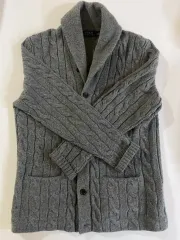 Ralph Lauren(ラルフローレン) ケーブル ショールカラー カーディガン M
