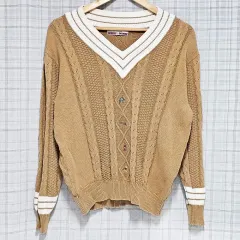 ヴィンテージ Vネック ニット