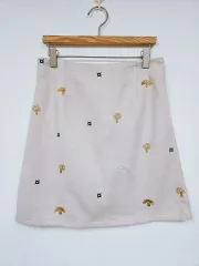 1+1 刺繍ミニスカート M