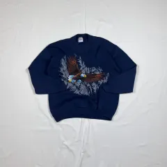 90s ヴィンテージ eagles プリント スウェットシャツ トレーナー
