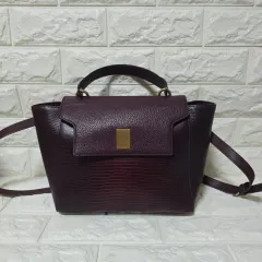 COURONNE(クロンヌ) バーガンディー トートバッグ クロスバッグ