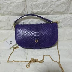 JEAN LOUIS SCHERRER ジャン＝ルイ・シェレ パイソン ミニ クロスバッグ