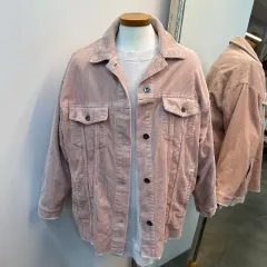 ザラ コーデュロイ ルーズフィット コットンジャケット M