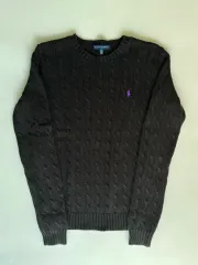 ポロ Ralph Lauren(ラルフローレン) レディース ケーブル ニット L size ー 0078