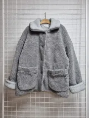 オーバーサイズ ボア ジャケット