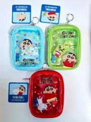 (日本) クレヨンしんちゃん カード 財布 ポーチ キーリング 3 品種