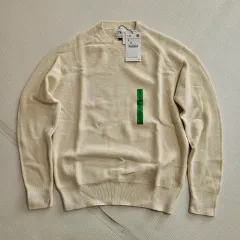 ZARA(ザラ) ラウンド ニット セーター アイボリー S （ 95 ） サイズ 新品 出品