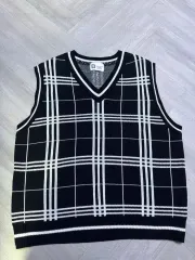 ストライプ ニット セーター ベスト 出品
