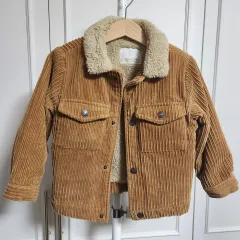 ZARA(ザラ) キッズ ボアフリース コーデュロイ ジャケット 2 ー 3y