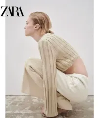 ZARA ザラ クロップド ニット M