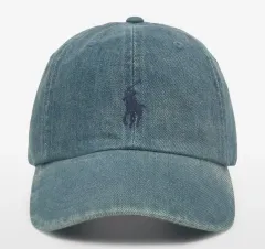 POLO Ralph Lauren（ポロ） インディゴ デニム ボール キャップ ー ブルー