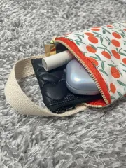 新品 ハンドメイド 手提げバッグ 携帯 バッグ Airpods ポーチ 財布