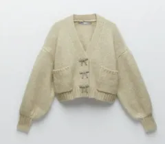 ZARA(ザラ) ZARA ジュエリー ボタン ニット ジャケット カーディガン