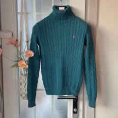 ヴィンテージ ラルフローレン タートルネック ケーブル ケーブル編みニット - 断捨離
