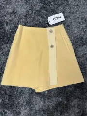 ハンサム オッズセカンド カシミア キュロット バターイェロー ウールスカート タグ付き 新品 66