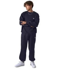 新品 【別注】FILA フィラ ブランド ロゴ ワンポイント 刺繍 裏起毛 スウェット 上下セット セットアイテム fh8248