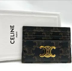 CELINE セリーヌ トリオンフキャンバス フラグメントケース コインケース カードケース PVC レディース レザー×PVC 2Y2171