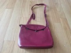 GGOLMANG 女性用 小型 ショルダーバッグ ハンドバッグ バッグ (赤)