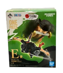 美品 バンダイ ONE PIECE 一番くじ ワンピース ワノ国編 第三幕 E賞 ロロノア・ゾロ 四皇激闘 フィギュア