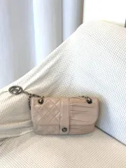 シャネル ラムスキン フラップ ショルダーバッグ (正規品)