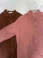 (二商品) コーデュロイ シャツ