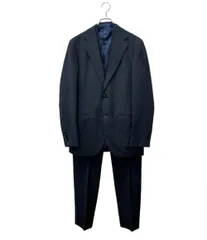 ビームス エフ セットアップ スリーピーススーツ ネイビーソリッド 3ボタンスーツ 21-17-1091-264 メンズ SIZE 48 BEAMS F