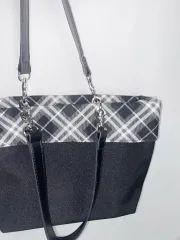 チェック ショルダーバッグ