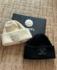新品 CHANEL(シャネル) ビーニー ホワイト