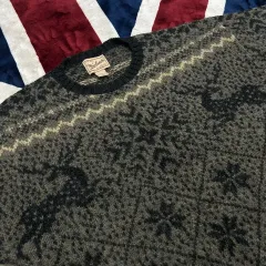 L ウールリッチ 90s ノルディック ニット