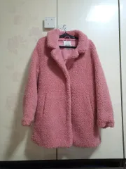 ZARA ファー ジャケット 冬 ボア コート フリース ピンク