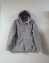 POLHAM ポールハム ボア フリース ジップアップフーディー