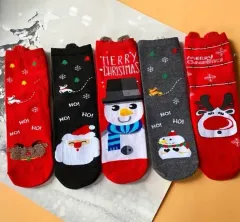 クリスマスソックス 5 ペア