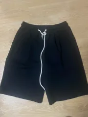 メンズ ハーフパンツ ブラック L