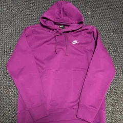 L NIKE ナイキ クラブ フーディー - パープル