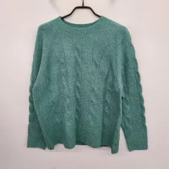 レディース 66サイズ GEORGES RECH ジョルジュ・レッシュ ウール混 ケーブル ニット