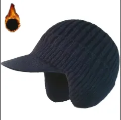 ニットハット（ブラック新品）
