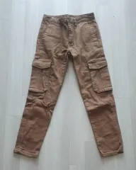 ザラ メンズ キッズ カーゴスキニー ズボン S